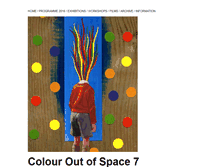 Tablet Screenshot of colouroutofspace.org